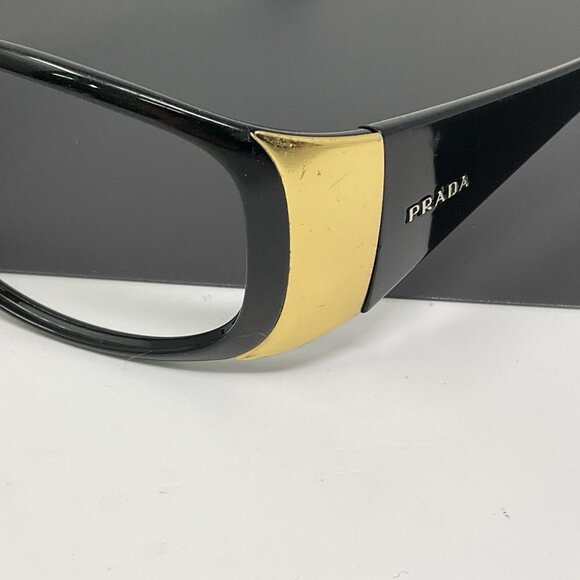 Prada Sunglasses SPR 07G 1AB-1A1 Black 61-15-120 No Lenses Light Scratches main image 9